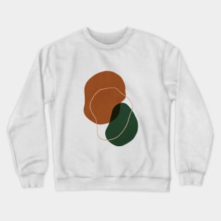 Mid Century Modern, Abstract Shapes Illustration 5.1 Crewneck Sweatshirt